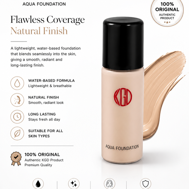 KGD Aqua Foundation SPF25 PA++ – Original