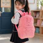 Pink Bunny Plush Backpack