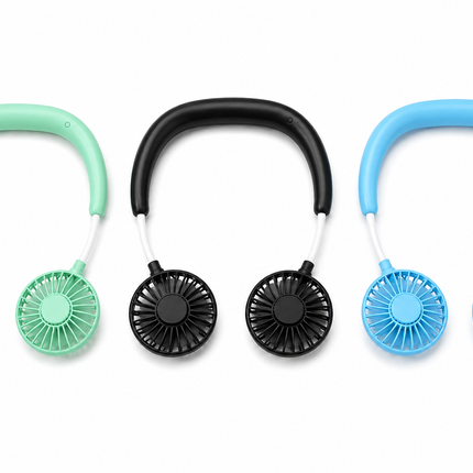 4pcs Portable Neck Fan