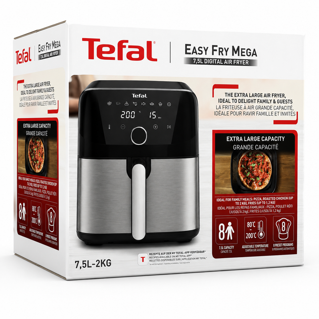 Tefal Easy Fry Mega 7.5L Digital Air Fryer