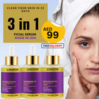 Baspari 3 in 1 Serum Set- Baspari Niacinamide Acid Serum 4% + Baspari Salicylic Acid 2%  + Baspari Glycolic Acid Serum 5%
