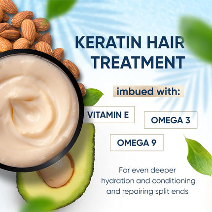 Baspari Premium Keratin Mask: Intensive Hair Repair for Silky Smooth, Frizz-Free