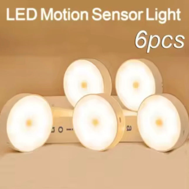 6pcs Motion Sensor Lights