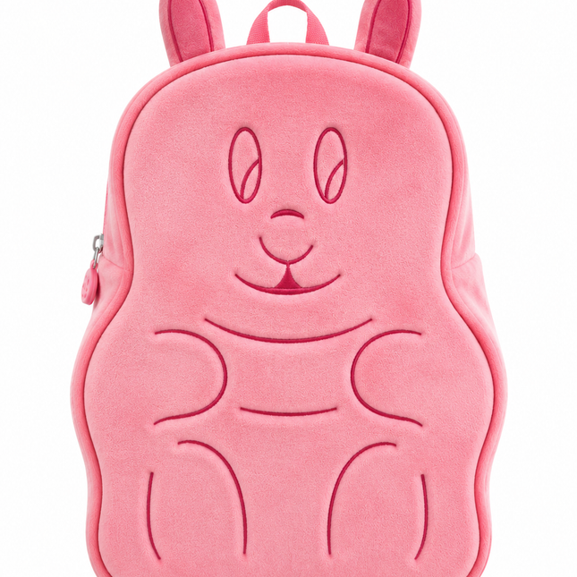 Pink Bunny Plush Backpack