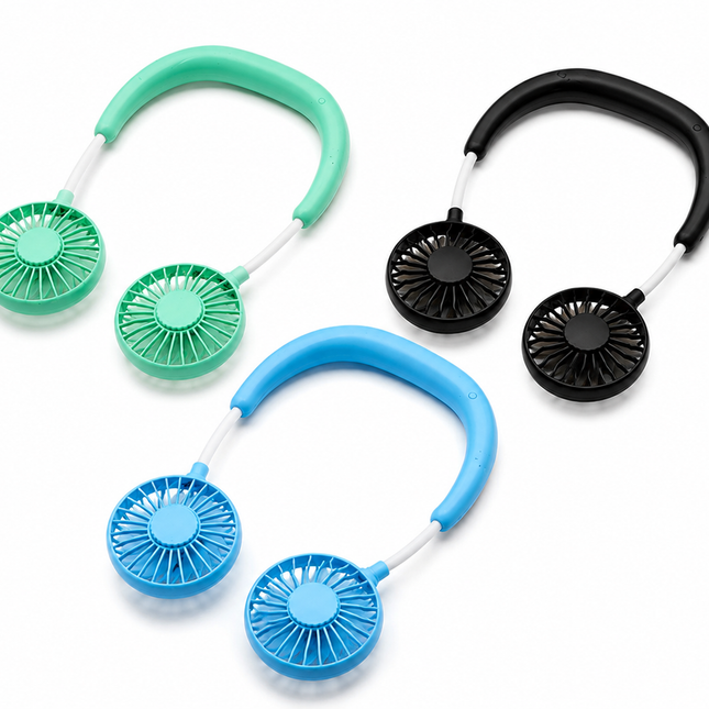 4pcs Portable Neck Fan