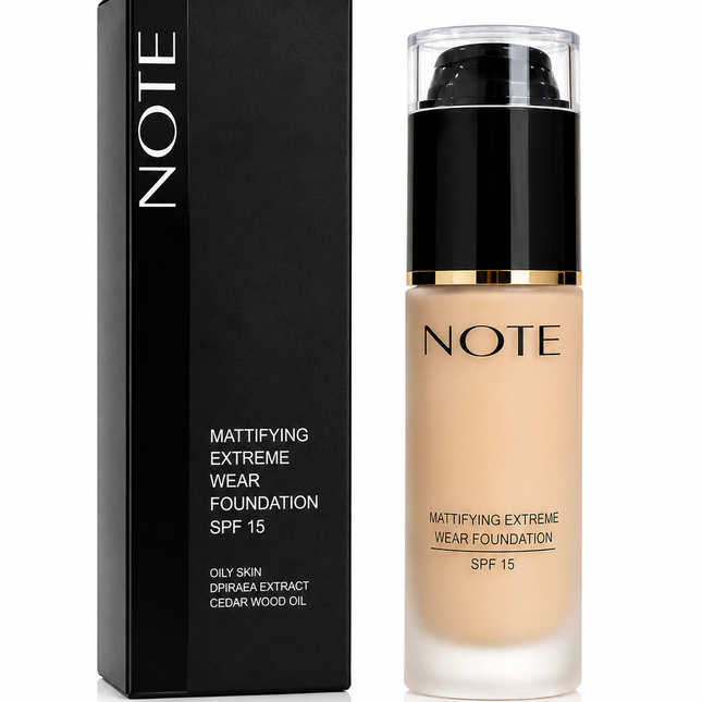 NOTE Mattifying Extreme Wear Foundation SPF 15 – 01 Beige