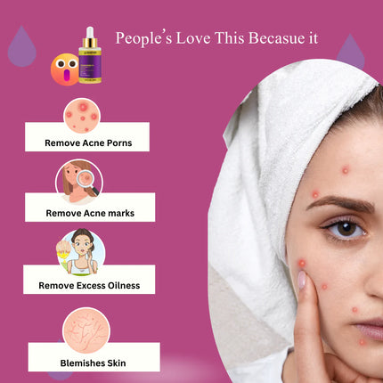Baspari 3 in 1 Serum Set- Baspari Niacinamide Acid Serum 4% + Baspari Salicylic Acid 2%  + Baspari Glycolic Acid Serum 5%