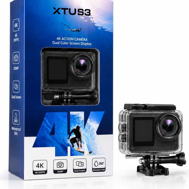 XTUS3 4K Action Camera