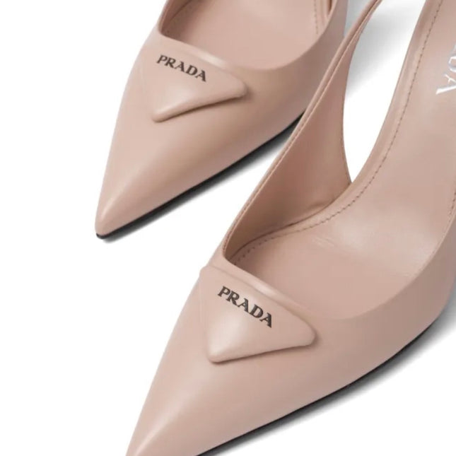 Prada Slingback Pointed Heels AAA Quality