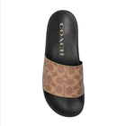 Coach Signature Slide Sandals Good Quality