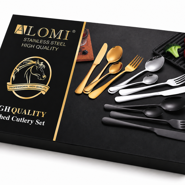 ALOMI Stainless Steel Cutlery Set