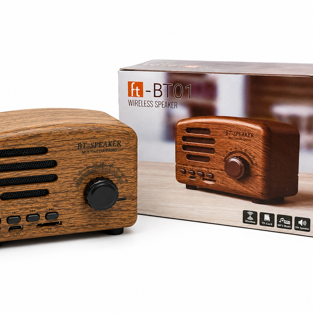 FT-BT01 Retro Wireless Bluetooth Speaker