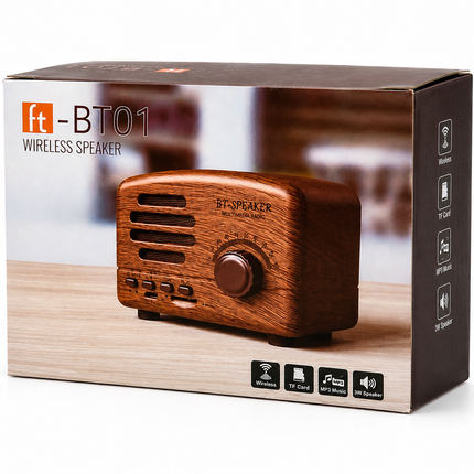 FT-BT01 Retro Wireless Bluetooth Speaker