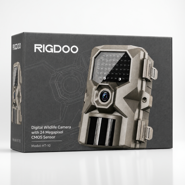 Rigdoo HT-10 Trail Camera, 4K 48MP Trail Game Camera with Night Vision