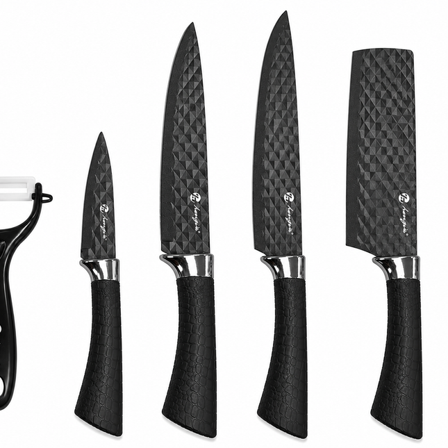 Hengvis 5-Piece Non-Stick Knife Set