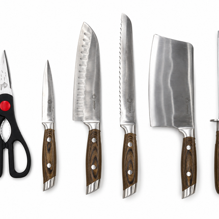 Ideal Kitchen 7-Piece Knife Block Set