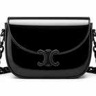 Celine Patent Leather Chain Shoulder Bag – AAA Quality