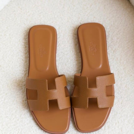 Master Quality Hermes H-Shaped Women Slippers without box