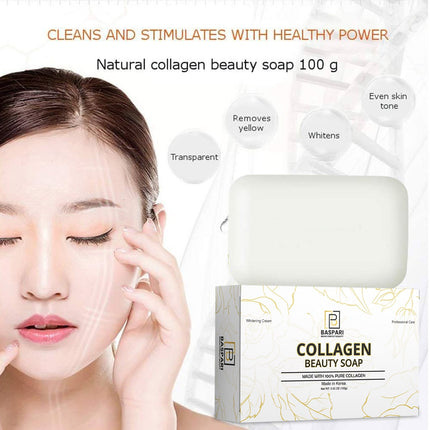 Baspari 3 in 1 Collagen Cream , Soap & Serum Made In USA