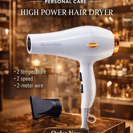 Silver Crest High Power Hair Dryer